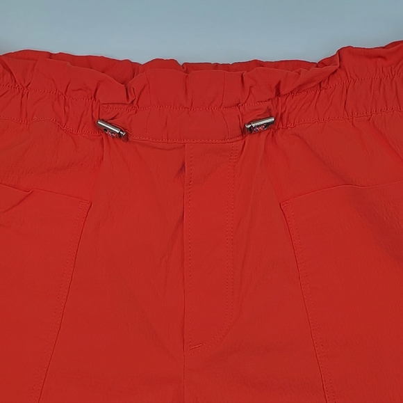 Athleta Redish Orange Nylon Shorts - Picture 4 of 8